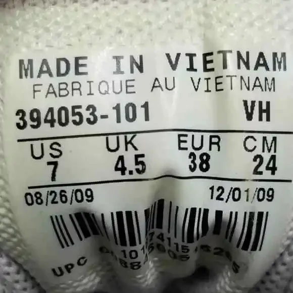 Nike Womens Initiator Running Shoes 394053-101 Size 7 Grey - Picture 3 of 12